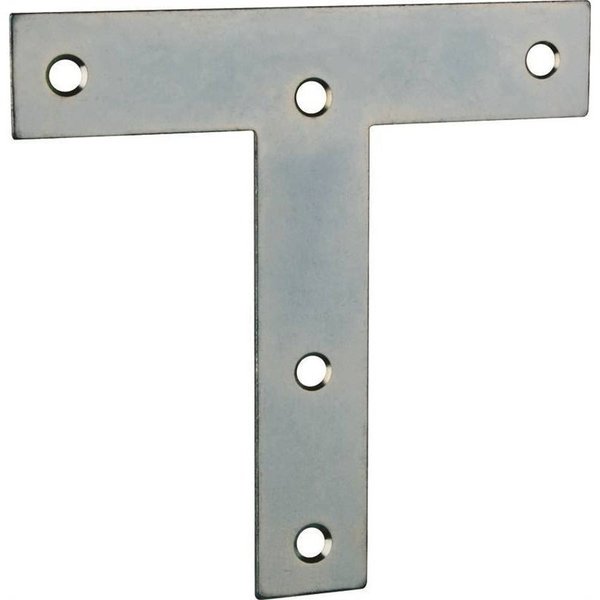 Prosource T-Plate Steel 5X5In Zinc Pltd TP-Z05-C2PS